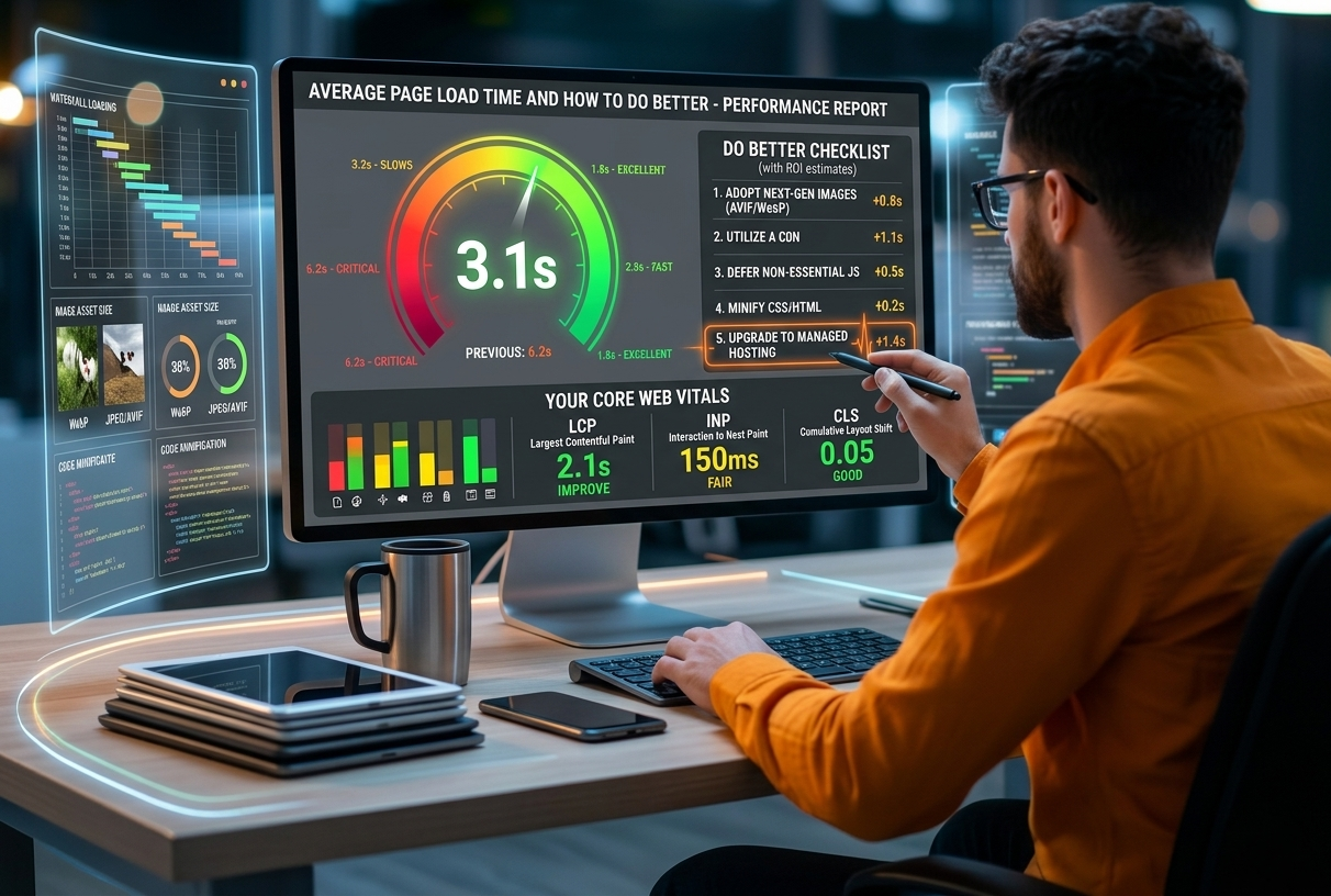 What Is the Average Page Load Time and How Can You Do Better?